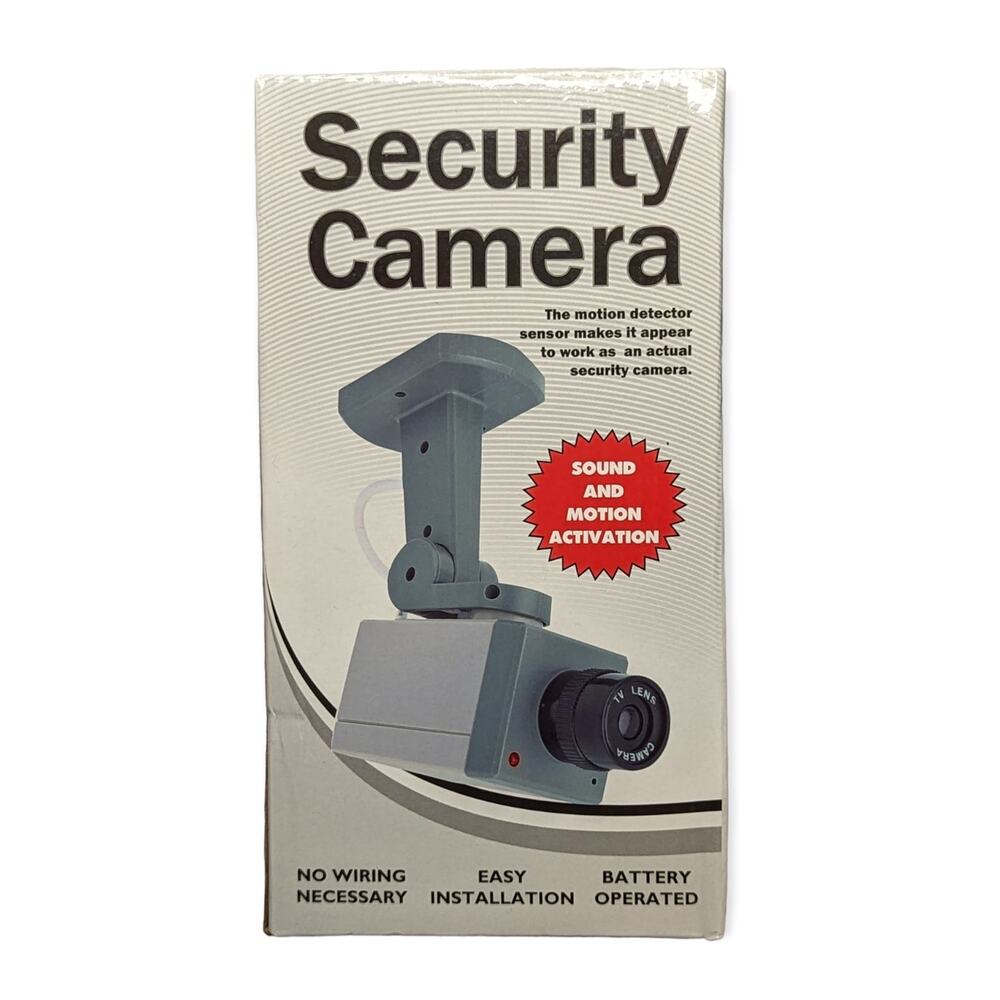 NWT Tectron Dummy Security Camera Sound & Motion Activated Battery Operated Toy